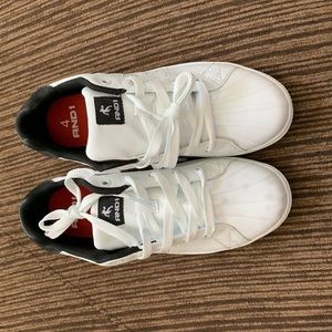 White AND1 shoes